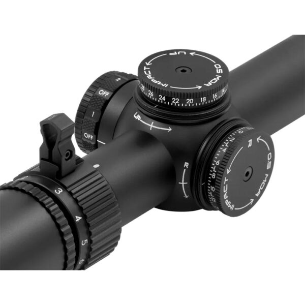 ZeroTech Vengeance Rifle Scope 1-6x24mm 30mm SFP RAR MOA Black - Precision Shot Firearms