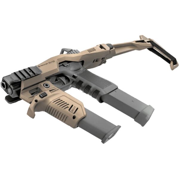 Recover Tactical 20/20N Stabilizer Kit for Glock with Angled Magwell with Brace Tan - Precision Shot Firearms