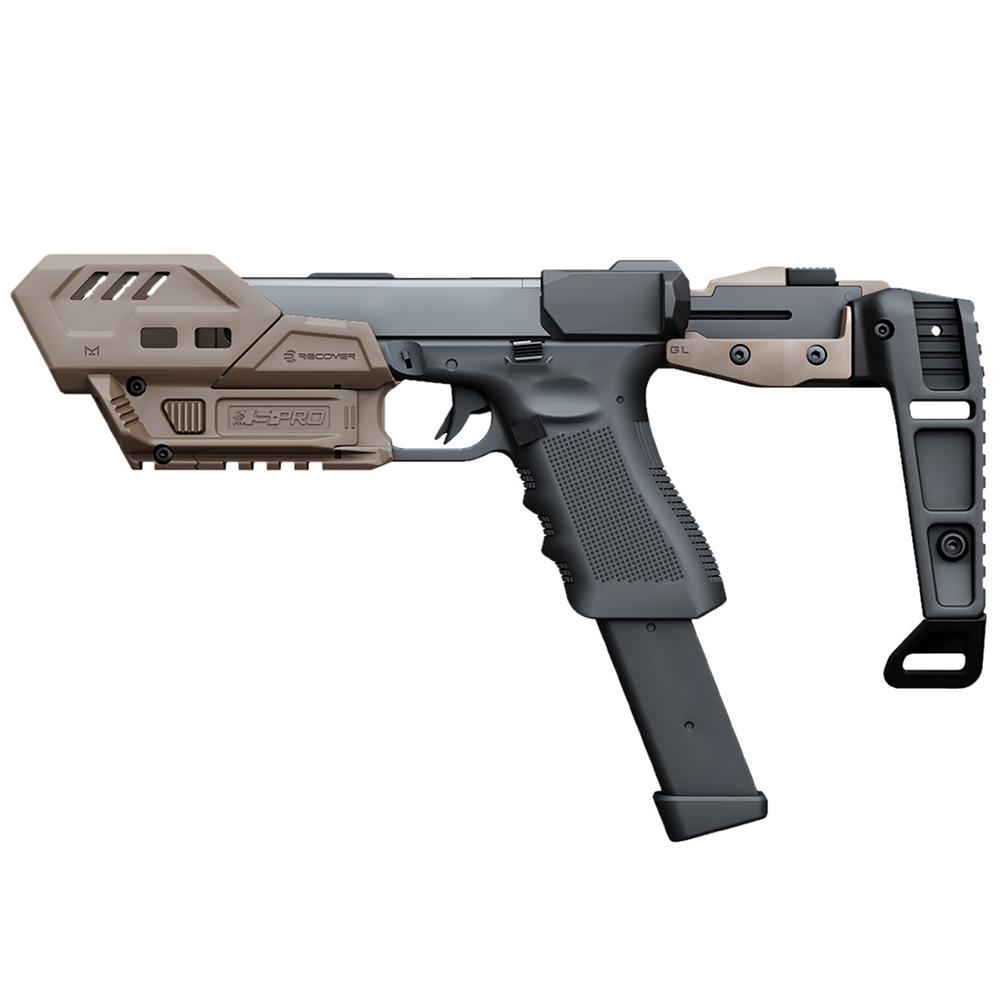 Recover Tactical S-PRO MG Conversion Kit for Glock G17/G19/G19X/G24/G25 Tan - Precision Shot Firearms