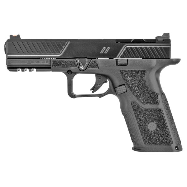 Zev Technologies OZ9 Standard Combat Pistol 9mm Luger 17rd Magazines 4.5" Barrel Black Slide/Grip - Precision Shot Firearms
