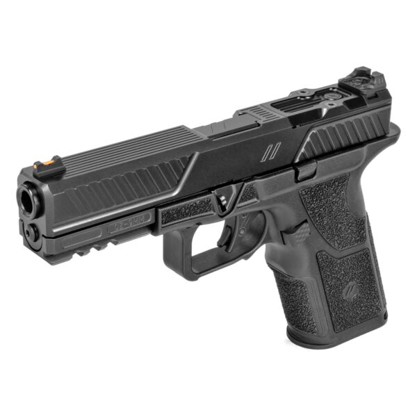 Zev Technologies OZ9 Standard Combat Pistol 9mm Luger 17rd Magazines 4.5" Barrel Black Slide/Grip - Precision Shot Firearms