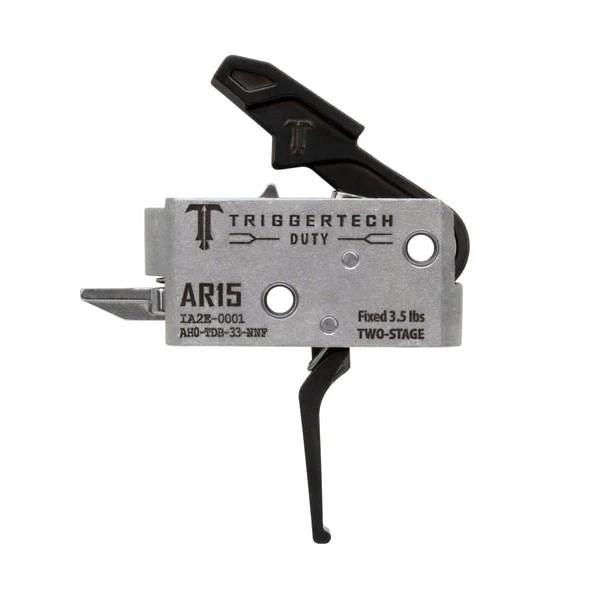 TriggerTech AR Duty Trigger Two-Stage 3.5 lb Flat Black - Precision Shot Firearms