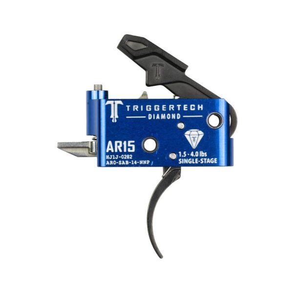 TriggerTech AR15 Single-Stage Diamond Pro Curved Trigger - Precision Shot Firearms