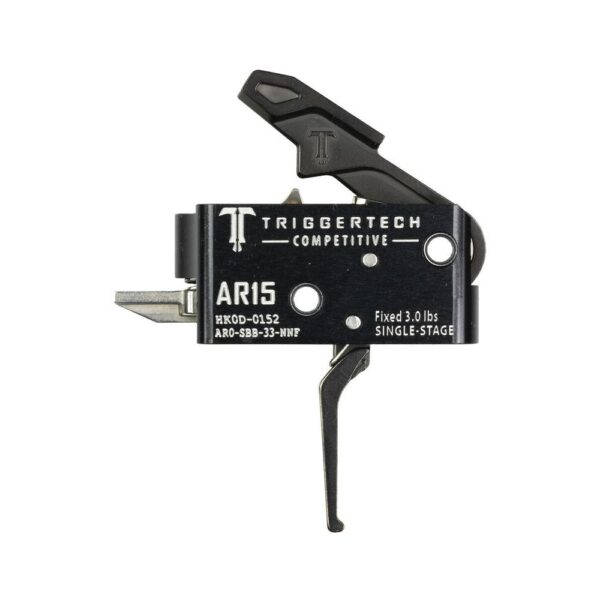 TriggerTech AR15 Single-Stage Competitive Flat Trigger Black - Precision Shot Firearms