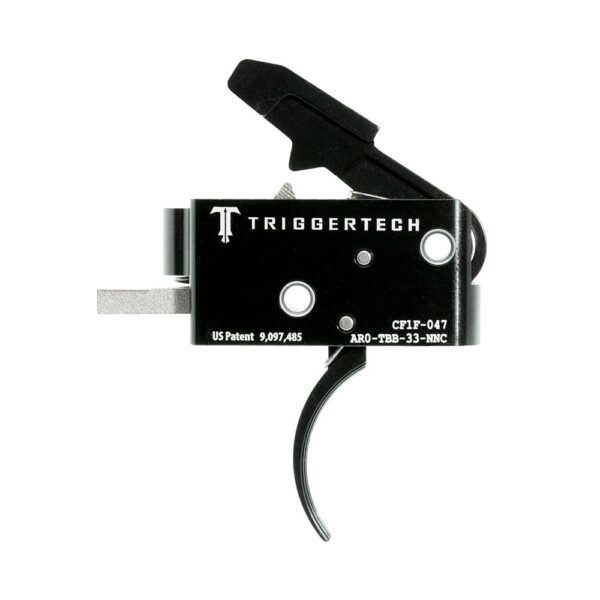 TriggerTech AR-15 Competitive Two Stage Rifle Trigger 3.5 lbs Curved Black - Precision Shot Firearms