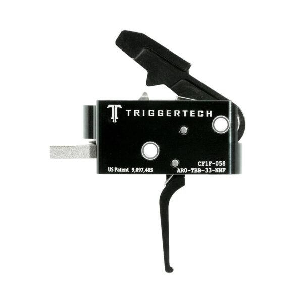 TriggerTech AR-15 Competitive Two Stage Rifle Trigger 3.5 lbs Flat Black - Precision Shot Firearms