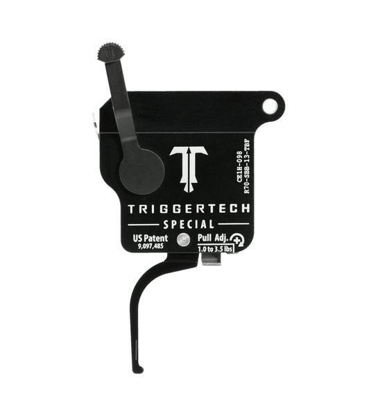 TriggerTech Rem 700 Special Flat Trigger Single Stage Black/Black - Precision Shot Firearms