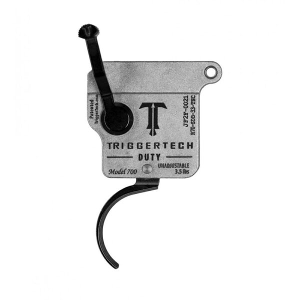 TriggerTech Duty Trigger Rem 700 Right Hand Curved Black No Bolt Release - Precision Shot Firearms