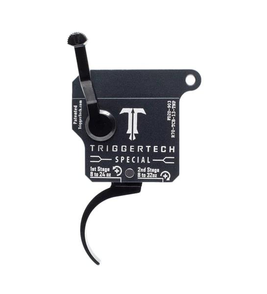 Triggertech Rem 700 Clone (NO BOLT STOP) 2-Stage Black Special Pro-Clean Curved Trigger - Precision Shot Firearms