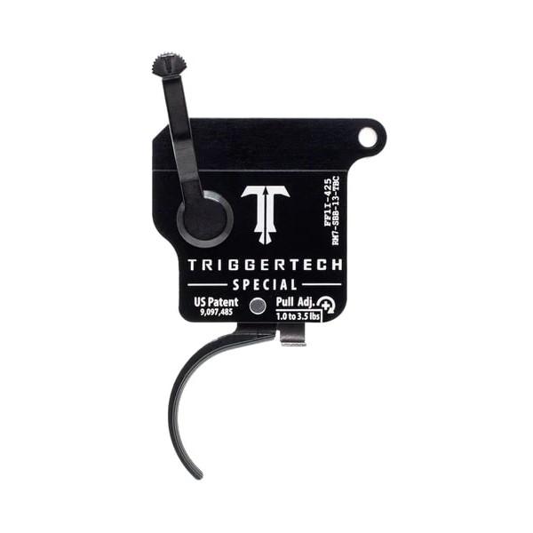 Triggertech Rem Model 7 Special Single Stage Trigger 1.0-3.5 lbs Curved Black - Precision Shot Firearms
