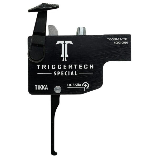 TriggerTech Special Tikka Rifle Trigger 1-3.5 lbs Flat RH Black - Precision Shot Firearms