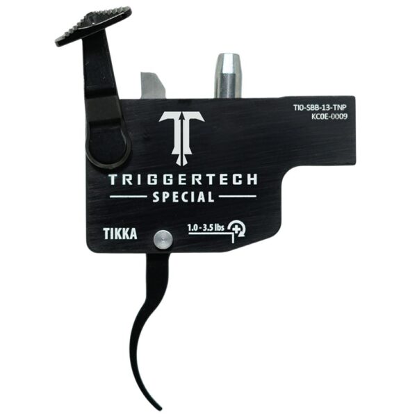 TriggerTech Special Tikka Rifle Trigger 1-3.5 lbs Curved RH Black - Precision Shot Firearms