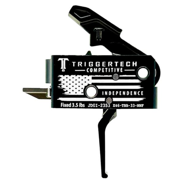 TriggerTech AR15 Competitive Independence Day Trigger Flat 3.5 lbs Black - Precision Shot Firearms