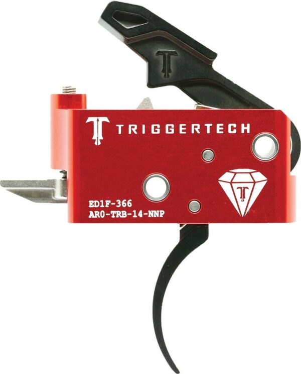 Triggertech AR Diamond Pro Curved Single Stage Trigger - Precision Shot Firearms