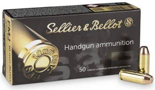 Sellier & Bellot Handgun Ammunition 10mm Auto 180 gr FMJ 1164 Fps 50/ct - Precision Shot Firearms