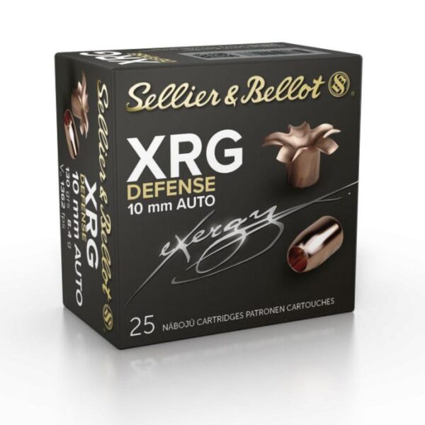 Sellier & Bellot XRG Defense Handgun Ammuntion 10mm Auto 130gr HP 1362 fps 25/ct - Precision Shot Firearms