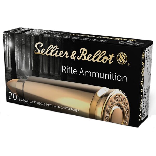 Sellier & Bellot Sierra Game King Rifle Ammunition .22-250 Rem 55gr PSP 3681 fps 20/ct - Precision Shot Firearms