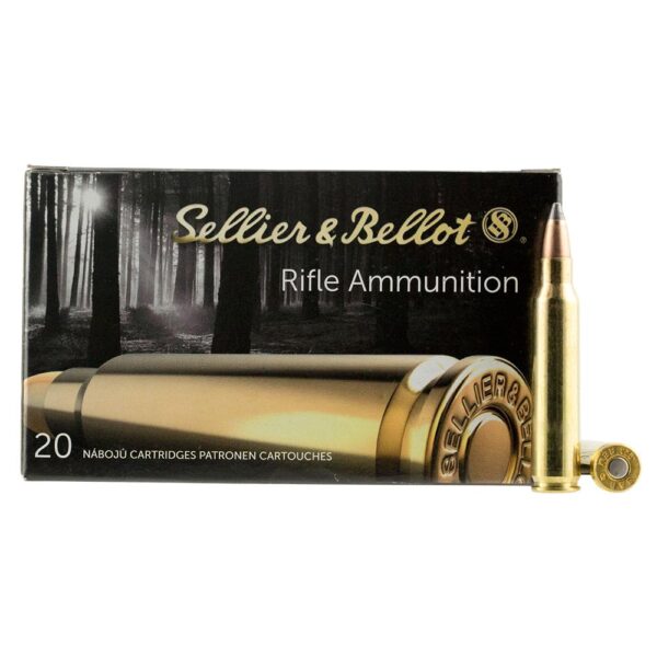 Sellier & Bellot Rifle Ammunition .223 Rem 55gr SP 3301 fps 20/ct - Precision Shot Firearms