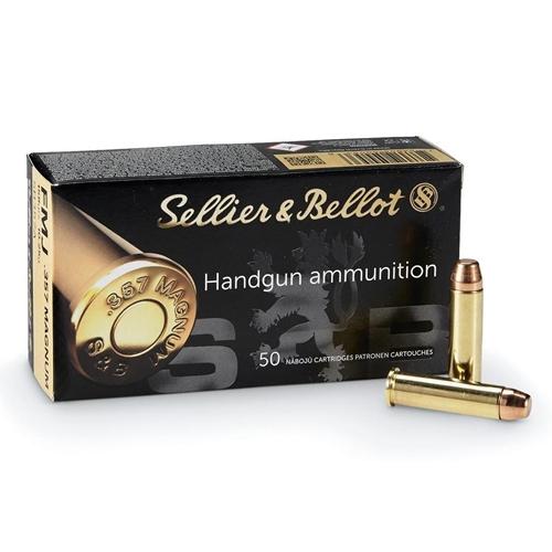 Sellier & Bellot Handgun Ammunition .357 Mag 158gr LFN 1125 fps 50/ct - Precision Shot Firearms
