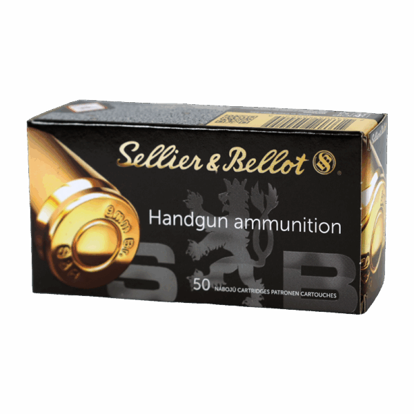 Sellier & Bellot Pistol & Revolver Ammo .380 ACP 92 gr FMJ 955fps 1000/ct Case (20 boxes 50/ct) - Precision Shot Firearms