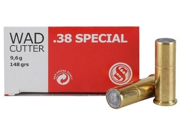 Sellier & Bellot Pistol & Revolver Ammo .38 Spl 148 gr WC 50/box - Precision Shot Firearms