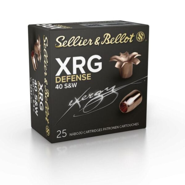 Sellier & Bellot XRG Defense Handgun Ammuntion .40 S&W 130gr HP 1247 fps 25/ct - Precision Shot Firearms