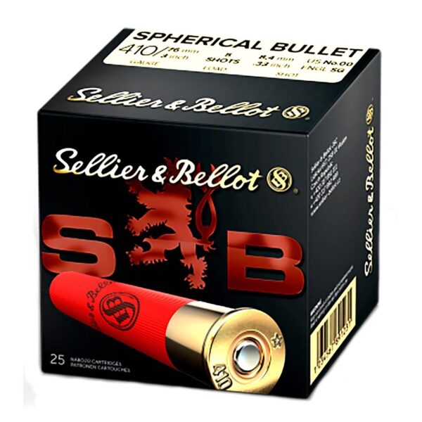 Sellier & Ballot Shotshells .410 ga 3" 5 plts 1181 fps #00 25/ct - Precision Shot Firearms