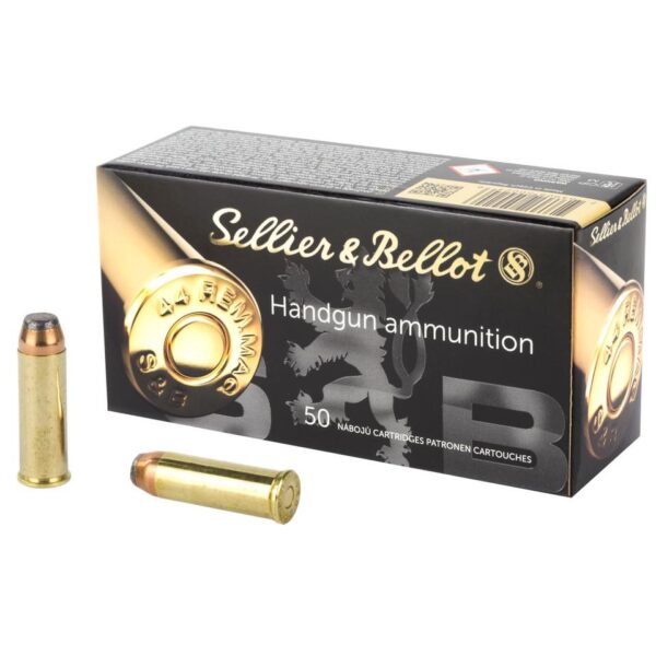 Sellier & Bellot Pistol & Revolver Ammo .44 Rem Mag Sp 240 gr 50/Box - Precision Shot Firearms
