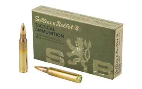 Sellier & Ballot M193 Rifle Ammunition 5.56mm 55gr FMJ 3300 fps 20/ct - Precision Shot Firearms