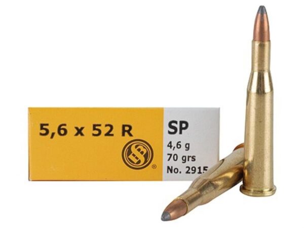 Sellier & Bellot Rifle Ammunition .22 Savage 70 gr SP 872 fps - 20/box - Precision Shot Firearms