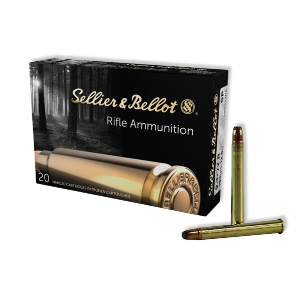 Sellier & Bellot Rifle Ammunition 9.3x72mm 193 gr SP 1950 fps - 20/box - Precision Shot Firearms