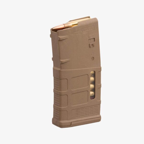 Magpul PMAG LR/SR Gen M3 for SR25/M110 Rifle Magazine Medium Coyote Tan 7.62x51mm/.308 Win 20/rd - Precision Shot Firearms