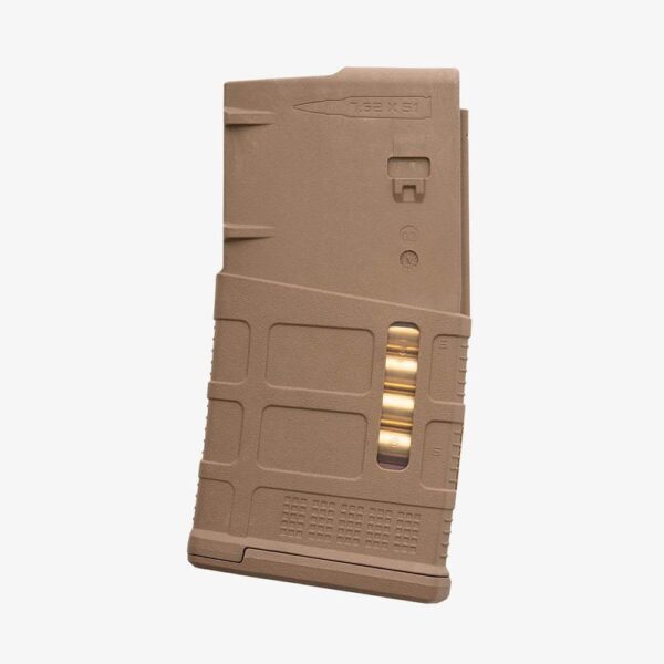 Magpul PMAG LR/SR Gen M3 for SR25/M110 Rifle Magazine Medium Coyote Tan 7.62x51mm/.308 Win 20/rd - Precision Shot Firearms