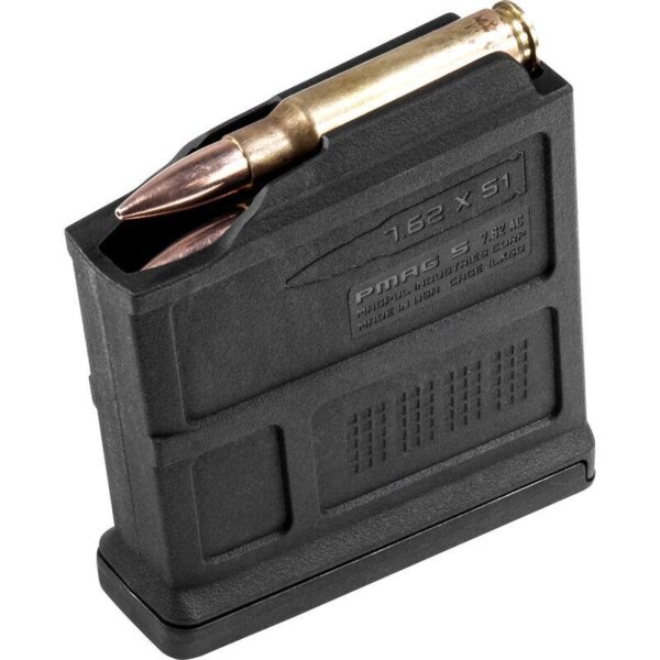 Magpul MAG549-BLK PMAG 7.62 AICS Short Action Rifle Magazine Black 7.62x51mm Nato 5/rd - Precision Shot Firearms