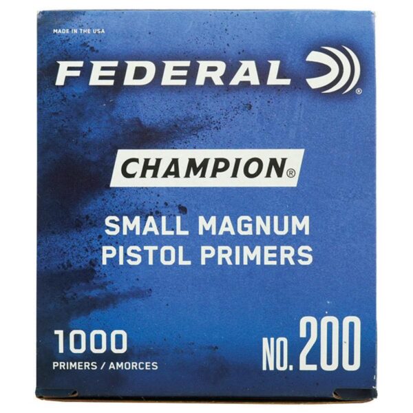 Federal Premium Champion Centerfire Primers Mag Small Pistol 1000/ct - Precision Shot Firearms
