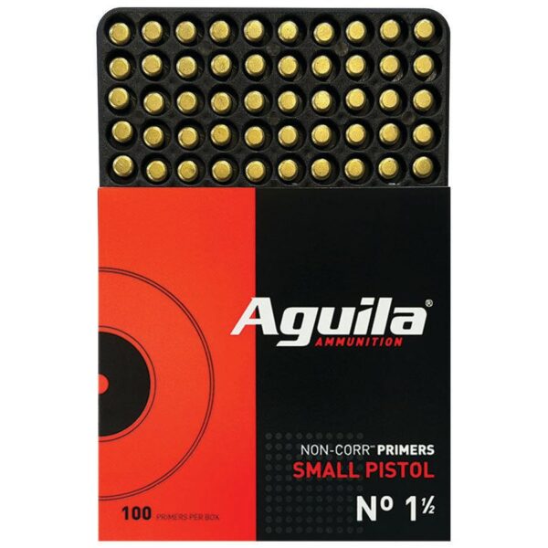 Aguila Small Pistol Primers No. 1 -1/2 1000/ct (Box) - Precision Shot Firearms