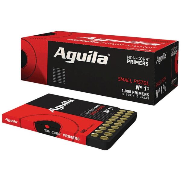 Aguila Small Pistol Primers No. 1 -1/2 1000/ct (Box) - Precision Shot Firearms
