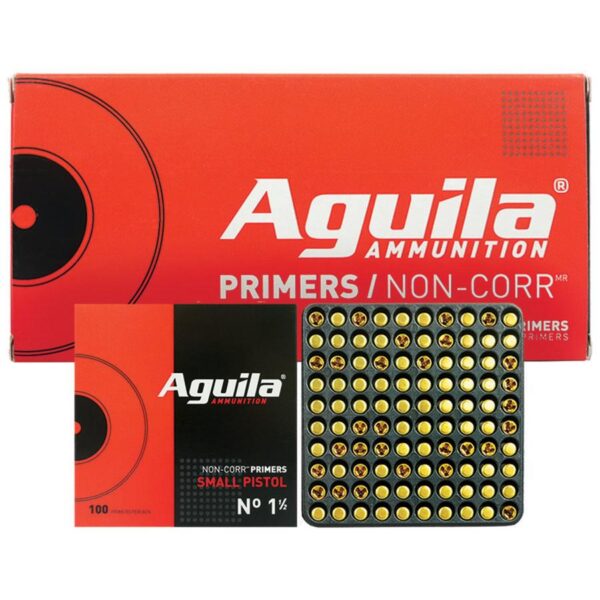 Aguila Small Pistol Primers No. 1 -1/2 1000/ct (Box) - Precision Shot Firearms