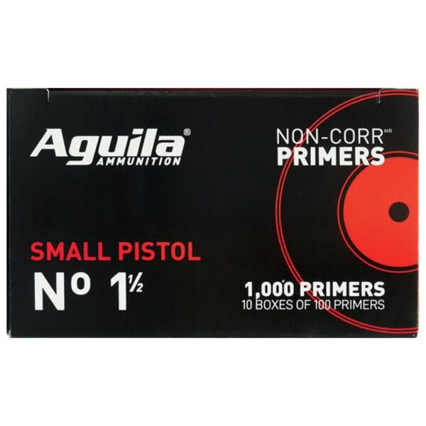 Aguila Small Pistol Primers No. 1 -1/2 1000/ct (Box) - Precision Shot Firearms
