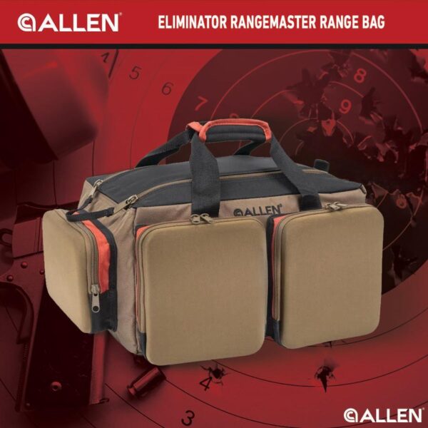 Allen Eliminator Rangemaster Range Bag Tan - Precision Shot Firearms
