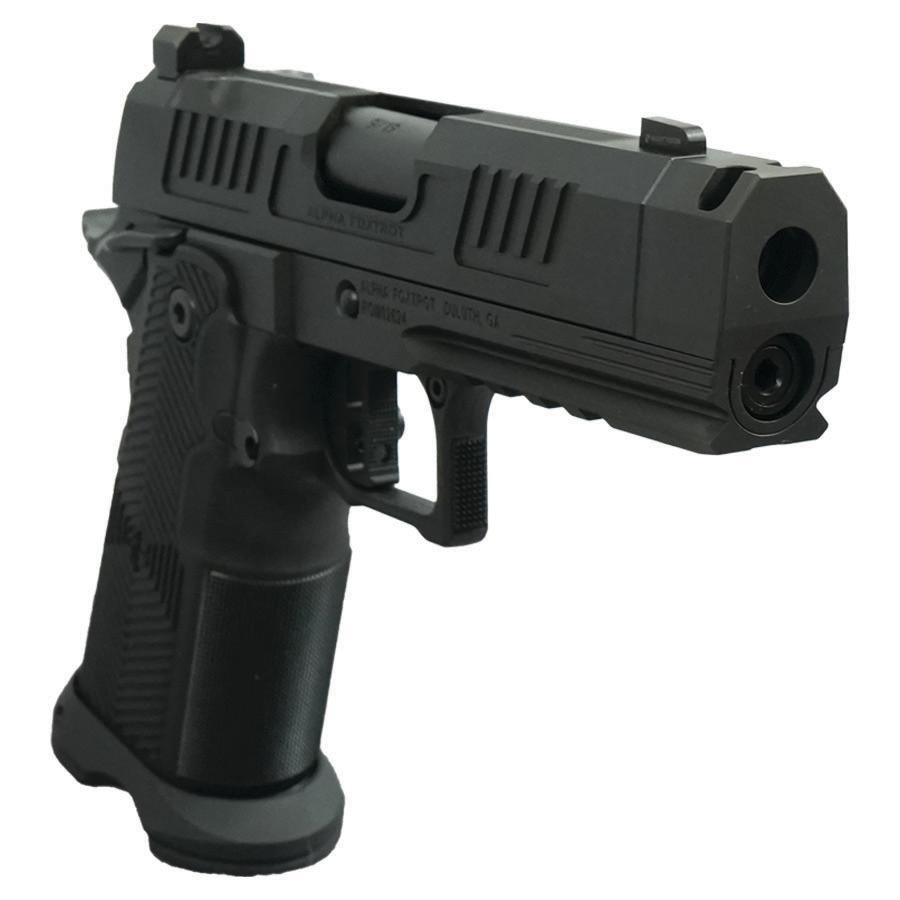 Alpha Foxtrot AF1911-Romulus Handgun 9mm Luger 17rd (1) & 20rd (1) Magazine 3.5" Compensated Threaded Barrel Black RMSC Cut - Precision Shot Firearms