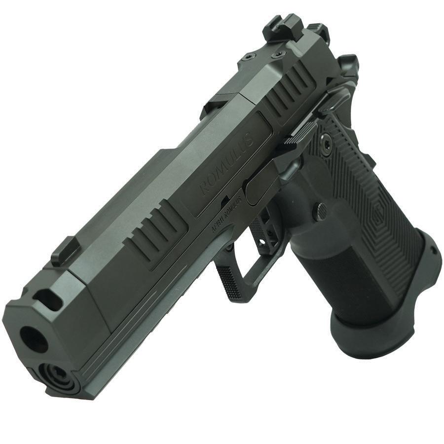 Alpha Foxtrot AF1911-Romulus Handgun 9mm Luger 17rd (1) and 20rd (1) Magazines 4.25" Compensated Threaded Barrel Black RMSc Cut - Precision Shot Firearms