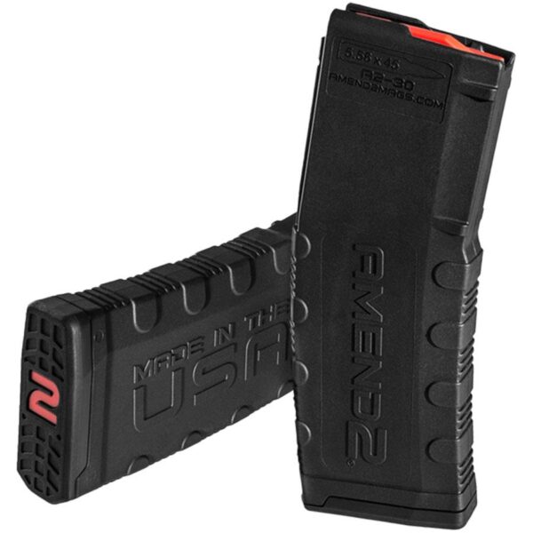 Amend2 AR-15 Polymer Rifle Magazine Black MOD-2 Model .223/5.56 30/rd - Precision Shot Firearms