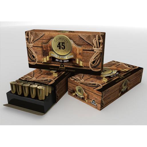 American Cowboy Handgun Ammunition .45 Special 180 gr RNFP 475 fps 50/ct - Precision Shot Firearms