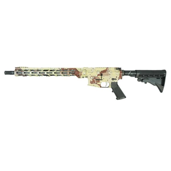 Anderson Chocolate Chip Camo AM-15 Utility Rifle 5.56mm 30rd Magazine 16" Barrel 15" MLOK Handguard - Precision Shot Firearms