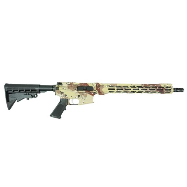 Anderson Chocolate Chip Camo AM-15 Utility Rifle 5.56mm 30rd Magazine 16" Barrel 15" MLOK Handguard - Precision Shot Firearms