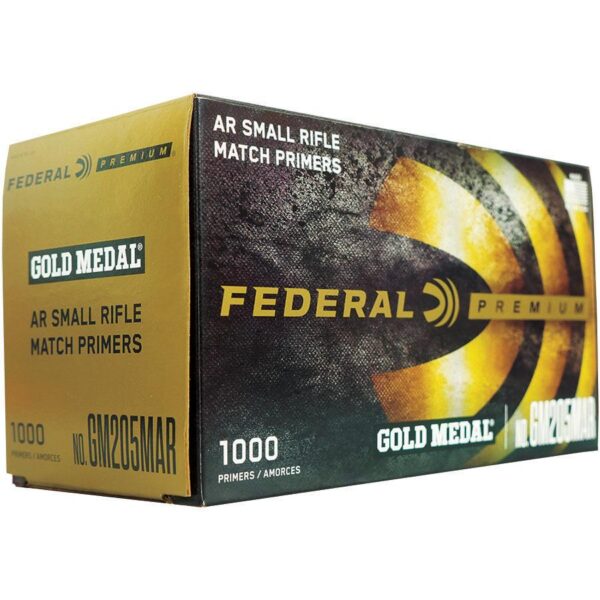 Federal Premium Gold Medal Centerfire Primers AR Small Rifle Match 1000/ct - Precision Shot Firearms