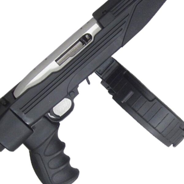 ATI German Sports Rotary Rifle Magazine Drum Ruger 10/22 .22 LR Black Polymer 110/rd - Precision Shot Firearms