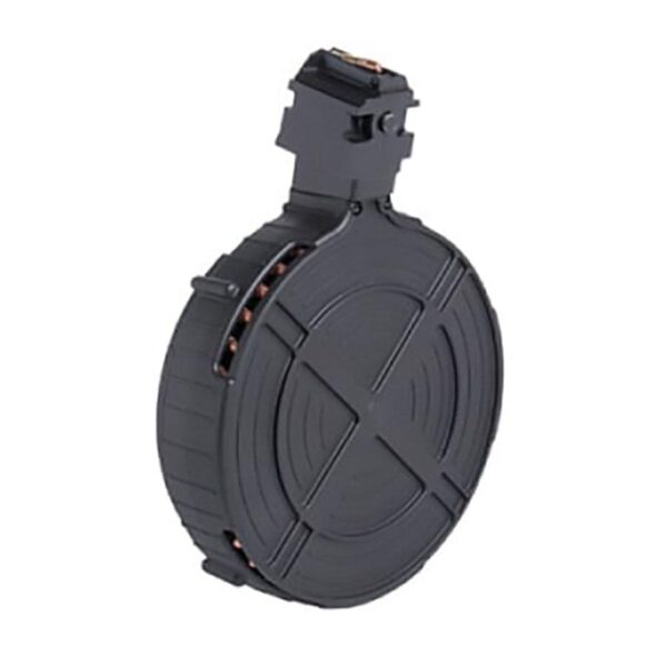 ATI German Sports Rotary Rifle Magazine Drum Ruger 10/22 .22 LR Black Polymer 110/rd - Precision Shot Firearms