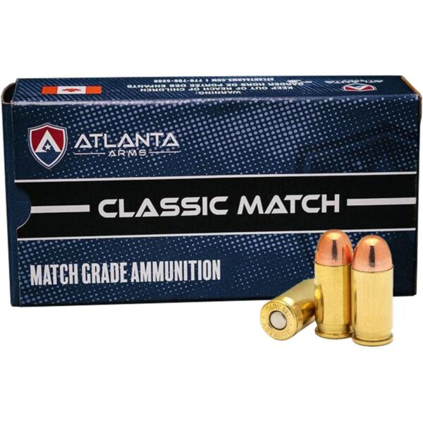 Atlanta Arms Classic Match Grade Ammo .380 ACP 100gr FMJ 800 fps 50/ct - Precision Shot Firearms